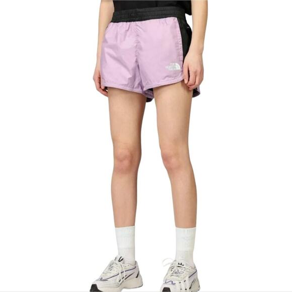 The North Face Hydrenaline 2000 woven shorts in lilac and black Plus Size 3X New - Picture 2 of 14